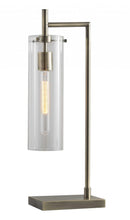 Load image into Gallery viewer, 24" Brass Novelty With Clear Cylinder Shade

