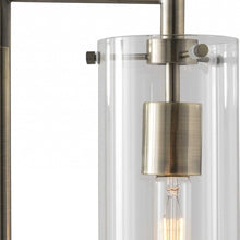 Load image into Gallery viewer, 24" Brass Novelty With Clear Cylinder Shade
