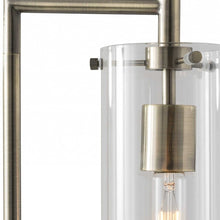 Load image into Gallery viewer, 24" Brass Novelty With Clear Cylinder Shade

