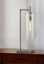 Load image into Gallery viewer, 24" Brass Novelty With Clear Cylinder Shade
