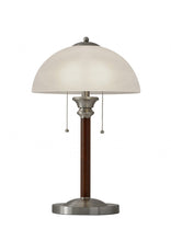 Load image into Gallery viewer, 23" Silver Metal Standard Table Lamp With White Shade
