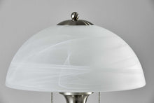 Load image into Gallery viewer, 23" Silver Metal Standard Table Lamp With White Shade
