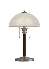 Load image into Gallery viewer, 23" Silver Metal Standard Table Lamp With White Shade
