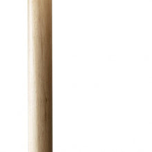 Load image into Gallery viewer, 59" Natural Solid Wood Floor Lamp With White Linen Drum Shade
