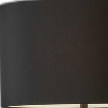 Load image into Gallery viewer, Black Metal Tripod Floor Lamp With Black Fabric Drum Shade
