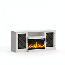 Load image into Gallery viewer, Fireplace TV Stand With Fireplace (734212) - White

