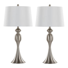 Load image into Gallery viewer, Ashland - Contemporary Table Lamp (Set of 2) - Nickel / White
