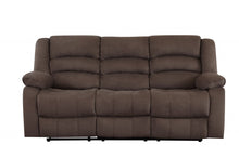 Load image into Gallery viewer, Contemporary Fabric Sofa - Brown
