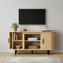 Load image into Gallery viewer, Fireplace TV Stand With Fireplace (734219) - Beige
