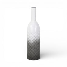 Load image into Gallery viewer, Ombre Cylinder Floor Vase (743364) - White / Gray
