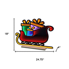 Load image into Gallery viewer, Christmas Tabletop Sign With LED (633796) - Green / Orange / Red
