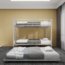 Load image into Gallery viewer, Bunk Bed For Kids, Convertible Frame With Ladders &amp; Guardrail
