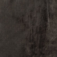 Load image into Gallery viewer, 16" Black And Antiqued Brass Upholstered Genuine Leather Bench
