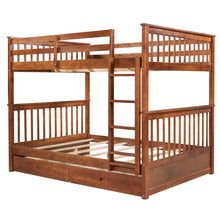 Load image into Gallery viewer, Bunk Bed With Ladders And 2 Storage Drawers
