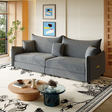 Load image into Gallery viewer, King Pull Out Sofa Bed, 3-In-1 Convertible Bed With 3 Pillows
