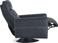 Load image into Gallery viewer, High Back Faux Leather Recliner - Dark Blue
