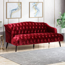 Load image into Gallery viewer, Comfy 3 Seat Sofa With Wooden Legs, For Living Room And Study
