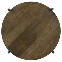 Load image into Gallery viewer, Accent Table With X-Frame And Bottom Shelf - Brown
