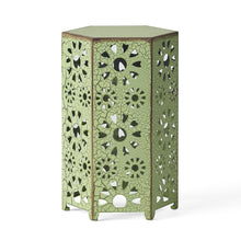 Load image into Gallery viewer, Galore - Side Table With Sunburst Cut Out Design
