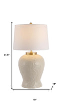 Load image into Gallery viewer, Novelty Table Lamp LED With Empire Shade - Clear / Cream
