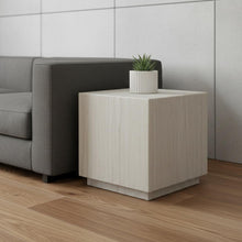Load image into Gallery viewer, Marble Square Block End Table - Beige

