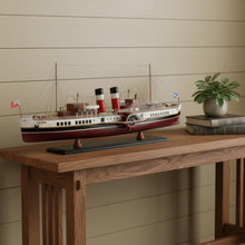 Load image into Gallery viewer, Hand Painted Model Boat (624249) - White / Dark Brown
