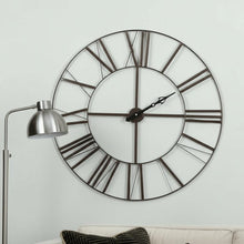 Load image into Gallery viewer, Circle Skeleton Wall Clock (376232) - Black
