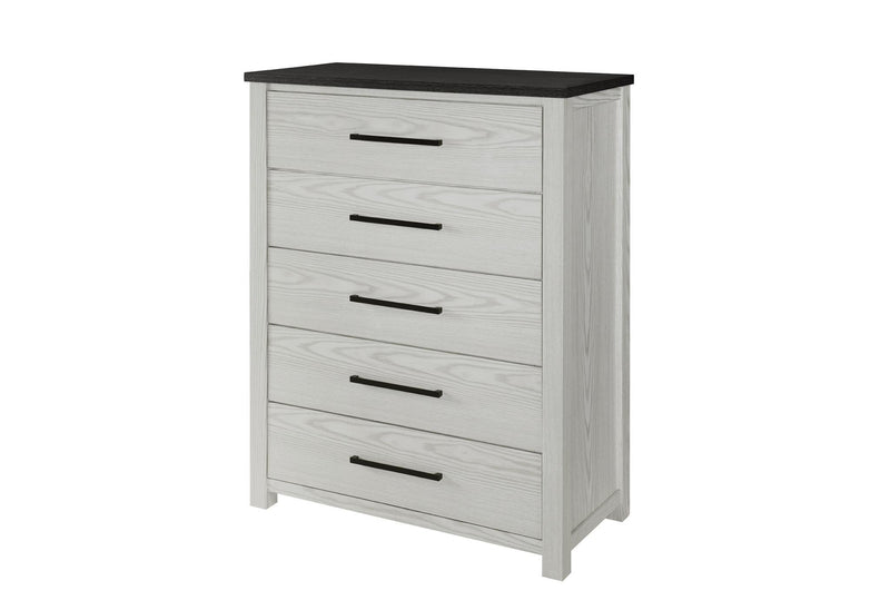 Wood Five Drawer Dresser (766580) - Beige