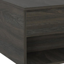 Load image into Gallery viewer, Rwo Piece Living Room Set Wood Wheel Furniture - Espresso / Black
