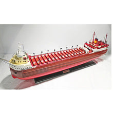Load image into Gallery viewer, Hand Painted Model Boat - Red / Dark Brown
