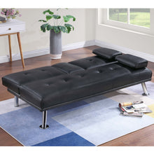 Load image into Gallery viewer, Adjustable Sofa With Fold Down Table And Cup Holders
