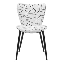 Load image into Gallery viewer, Upholstered Faux Shearling Dining Side Chairs (Set of 2) - White
