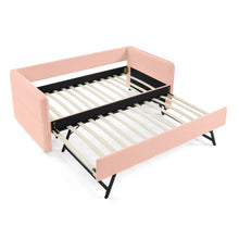 Load image into Gallery viewer, Upholstered Daybed With Pop Up Trundle
