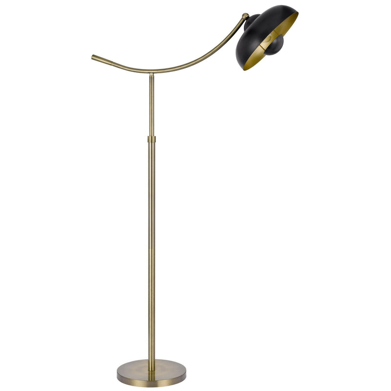 Adjustable Arc Floor Lamp With Bronze Dome Shade - Bronze