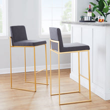 Load image into Gallery viewer, Fuji - Contemporary Design High Back Barstool
