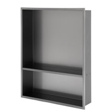 Load image into Gallery viewer, Modern Stainless Steel Shower Niche Double Shelf For Bathroom
