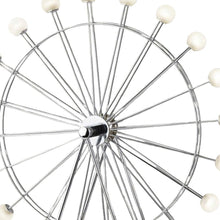 Load image into Gallery viewer, Metal Multi Light Bedside LED Table Lamp With Off-White Globe Shade - Off-White
