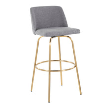 Load image into Gallery viewer, Toriano - Contemporary Fixed Height Barstool With Swivel And Round Footrest (Set of 2)
