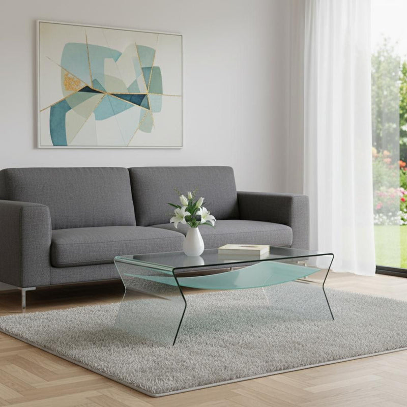 Glass Coffee Table - Clear