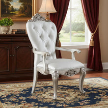 Load image into Gallery viewer, Fabric Tufted Side Chair (Set of 2) - Silver And Pearl
