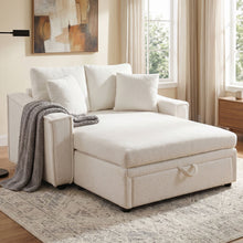 Load image into Gallery viewer, Modern Chaise Sofa With Hidden Storage For Living Room

