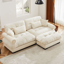 Load image into Gallery viewer, Super Comfort Oversized Modular Sectional Sofa With Movable Ottoman
