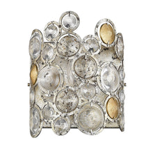 Load image into Gallery viewer, Vitozzi 1-Light Antique Leaf Sconce - Silver
