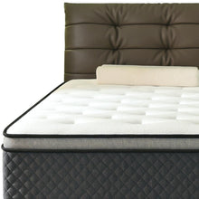 Load image into Gallery viewer, 10" Twin Foam Hybrid Mattress - White / Dark Gray
