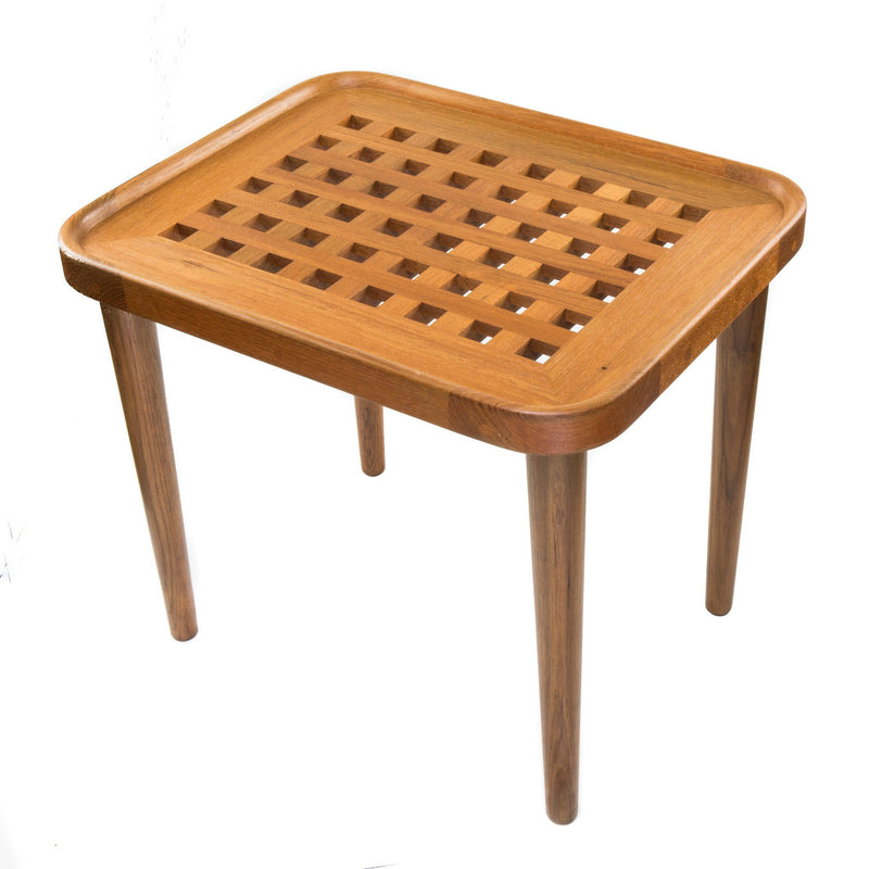 18" Solid Wood Rectangular End Table - Brown
