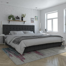 Load image into Gallery viewer, King Upholstered Bed With Storage - Black
