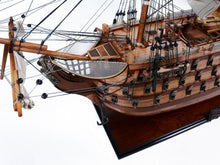 Load image into Gallery viewer, Hand Painted Model Boat (624649) - Dark Brown / Beige
