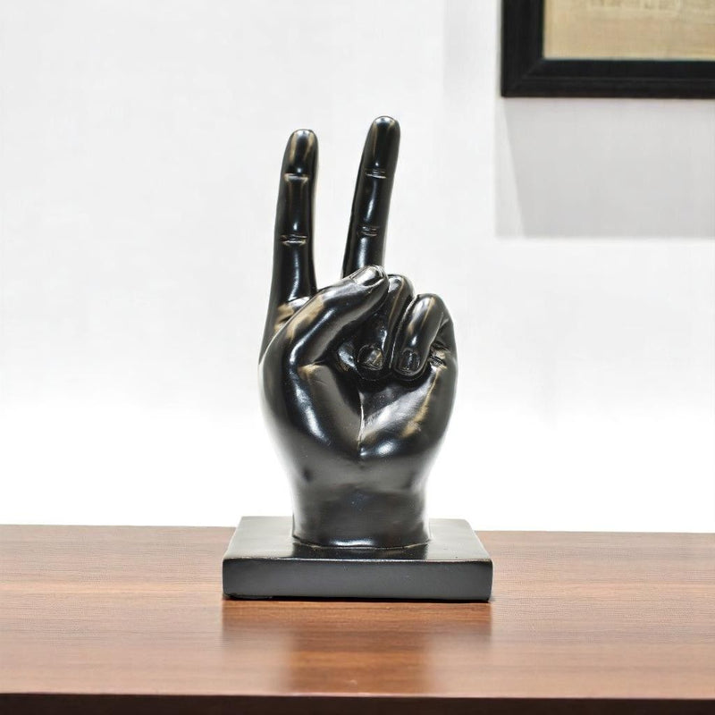 Hand Tabletop Sculpture (568390) - Black