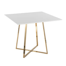 Load image into Gallery viewer, Cosmo - Contemporary Glam Square Dining Table
