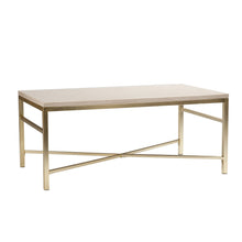 Load image into Gallery viewer, Manufactured Wood And Metal Rectangular Coffee Table - Off White
